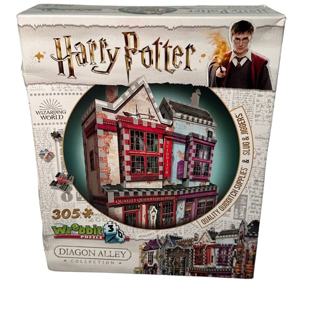 Wrebbit3D Harry Potter Quality Quidditch Supplies and Slug and Jiggers 3D Puzzle